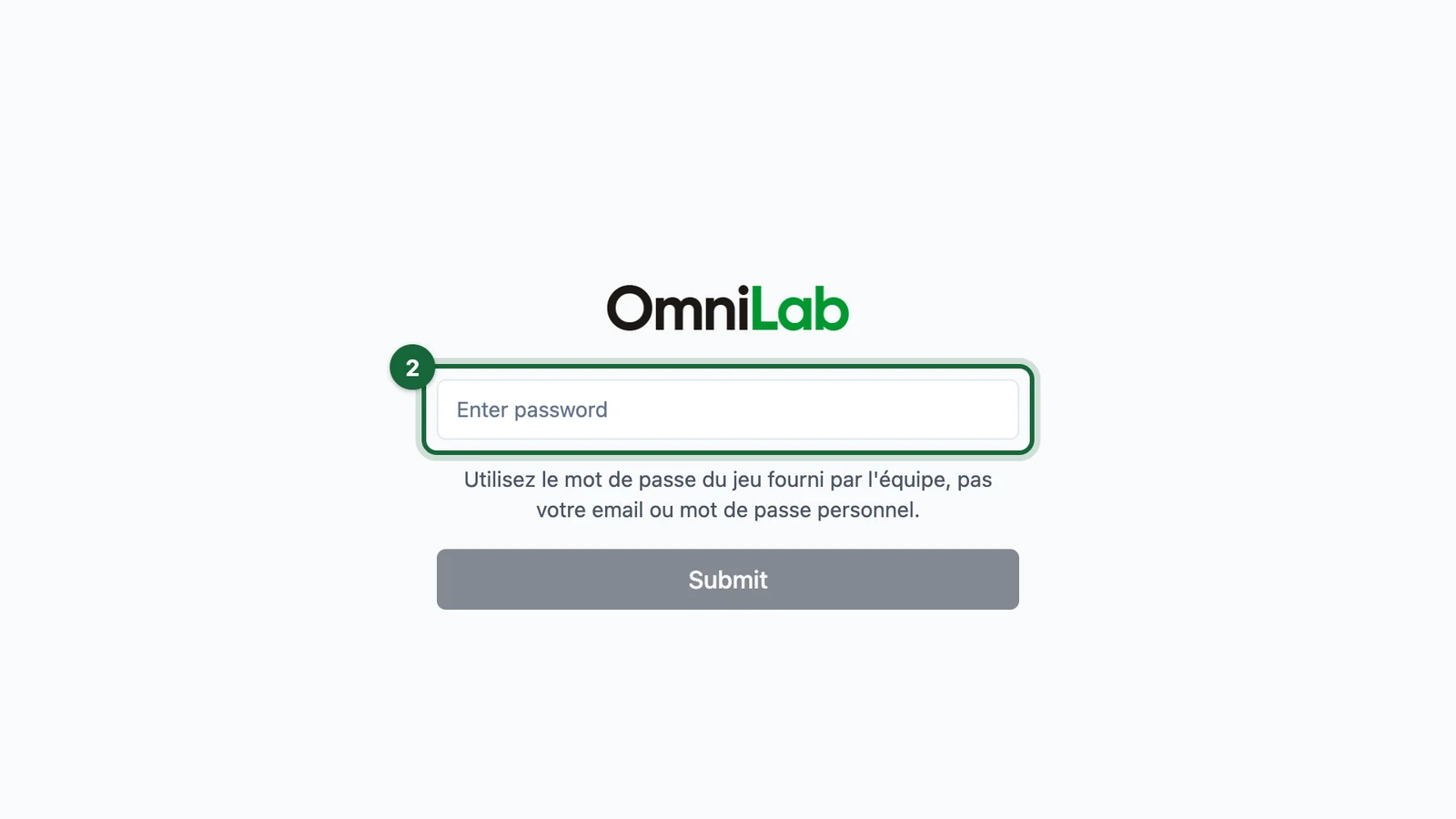 Receipt Host App sign-in screen with the password field highlighted on a tablet