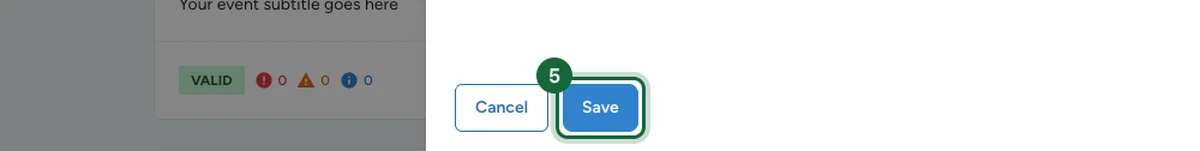 Save button highlighted at the bottom of the Update Header panel