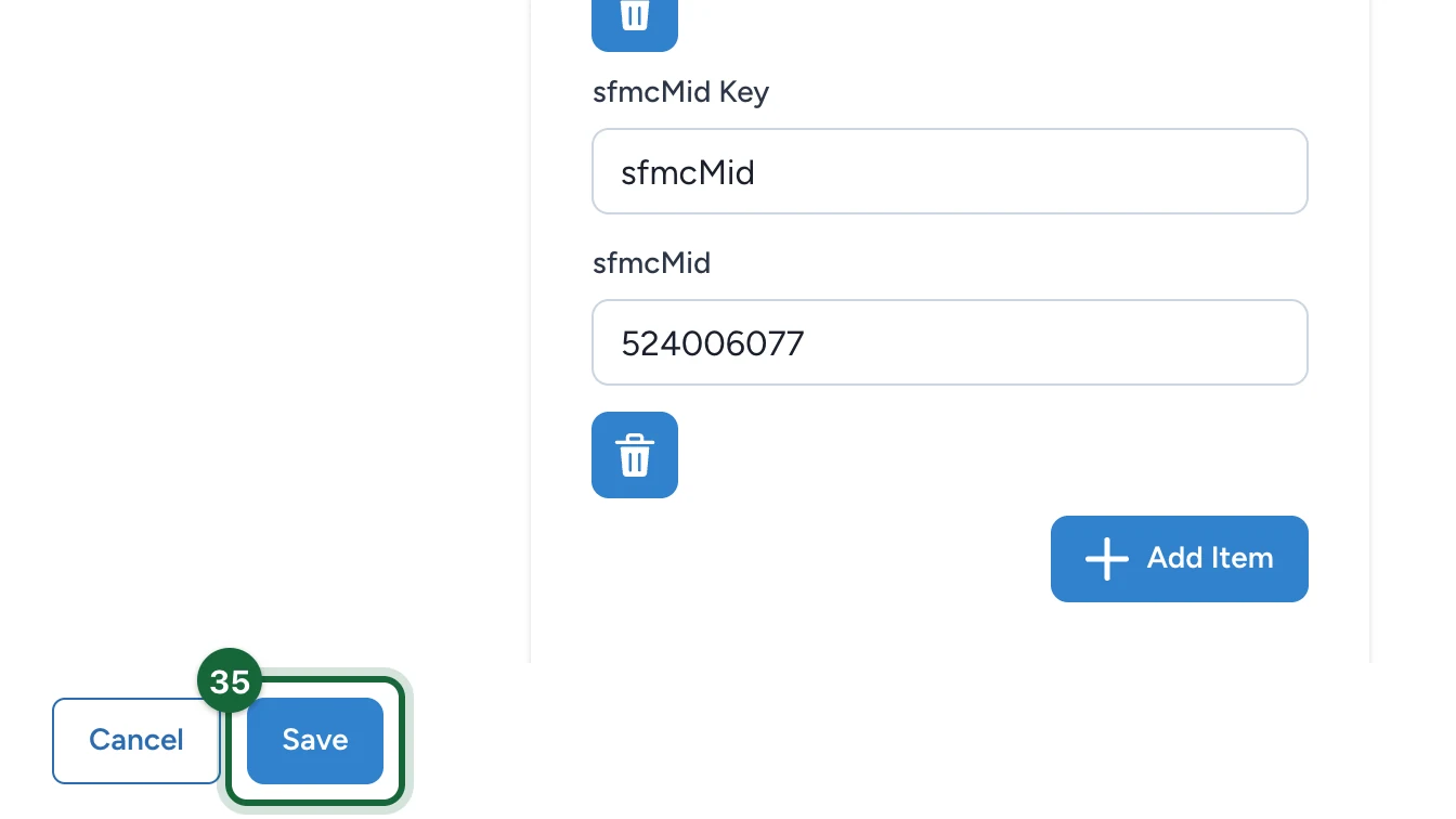 Advanced Settings footer with the Save button highlighted